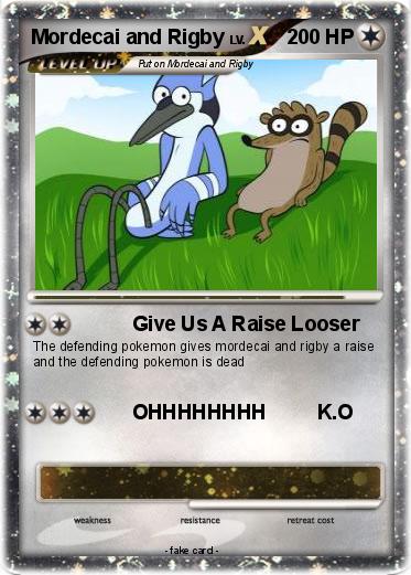 Pokemon Mordecai and Rigby