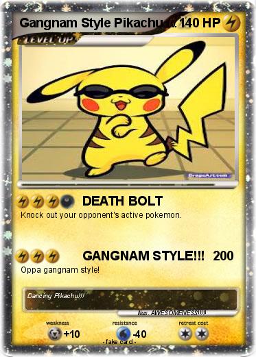 Pokemon Gangnam Style Pikachu