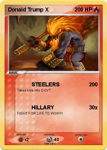 Pokemon Donald Trump X