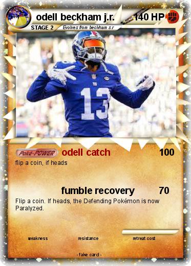 Pokemon odell beckham j.r.