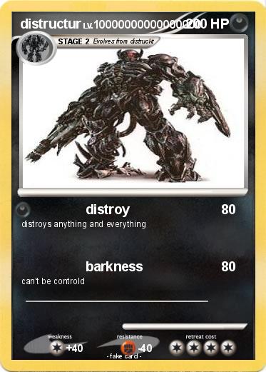 Pokemon distructur