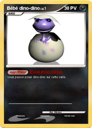 Pokemon Bébé dino-dino