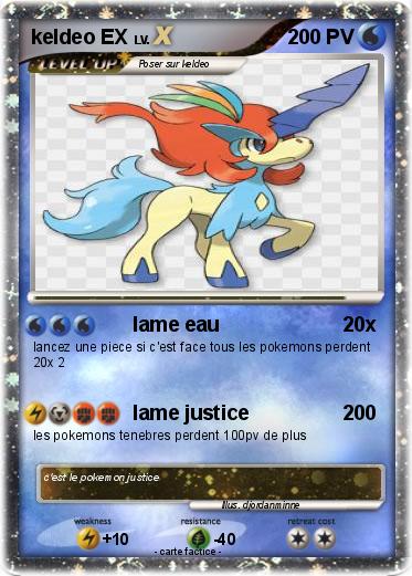 Pokemon keldeo EX