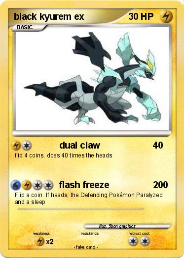 Pokemon black kyurem ex