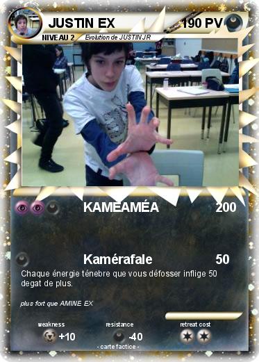 Pokemon JUSTIN EX