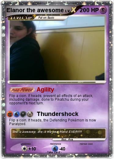 Pokemon Elanor the awesome