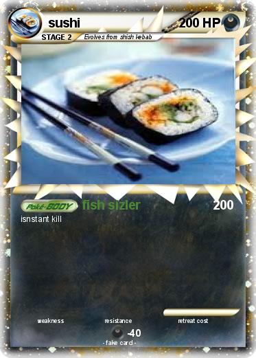 Pokemon sushi