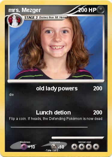 Pokemon mrs. Mezger