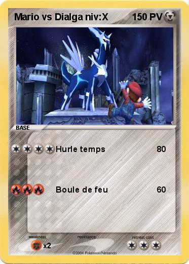 Pokemon Mario vs Dialga niv:X