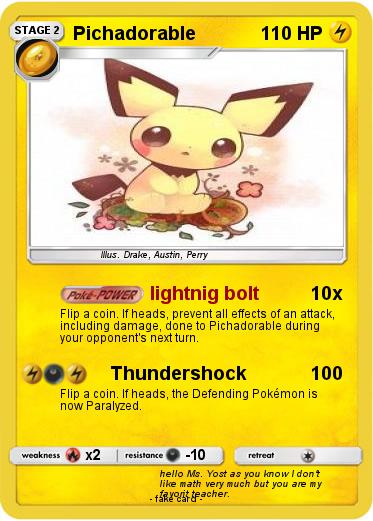 Pokemon Pichadorable