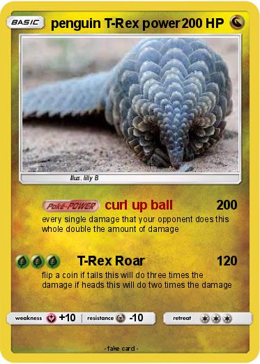 Pokemon penguin T-Rex power
