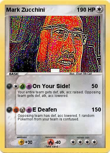Pokemon Mark Zucchini