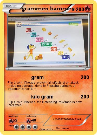 Pokemon grammen bammen