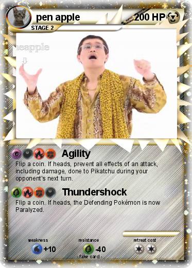Pokemon pen apple