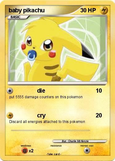 Pokemon baby pikachu
