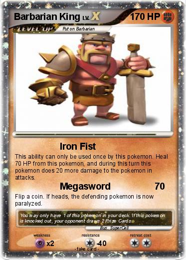 Pokemon Barbarian King