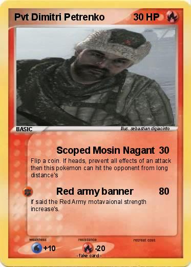 Pokemon Pvt Dimitri Petrenko