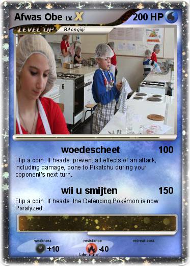 Pokemon Afwas Obe