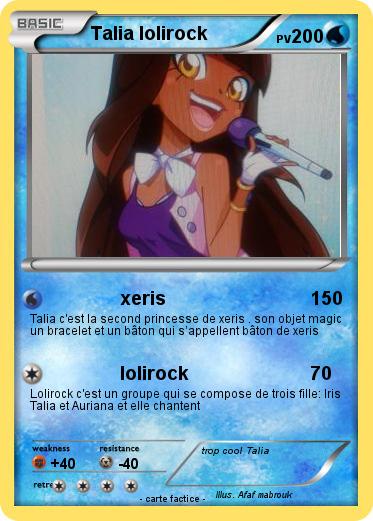 Pokemon Talia lolirock