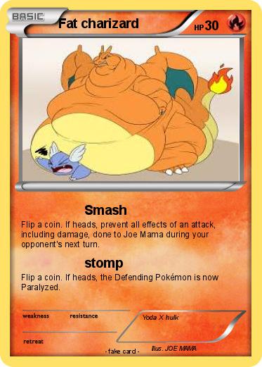 Pokemon Fat charizard