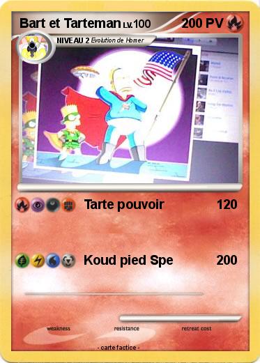 Pokemon Bart et Tarteman