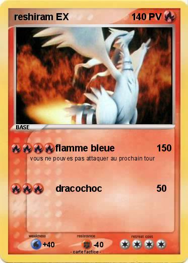 Pokemon reshiram EX