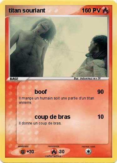 Pokemon titan souriant