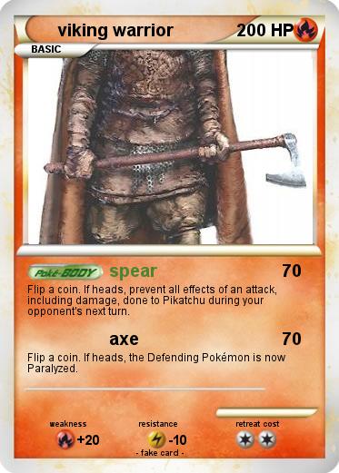 Pokemon viking warrior