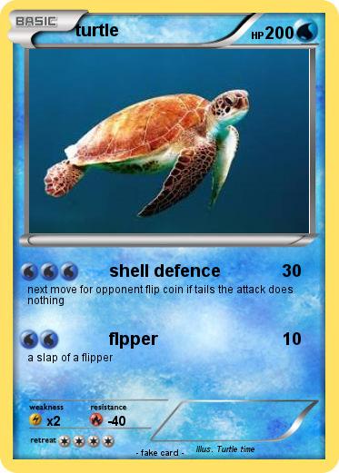 Pokémon turtle 636 636 - shell defence - My Pokemon Card