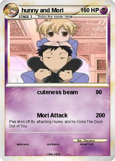 Pokemon hunny and Mori