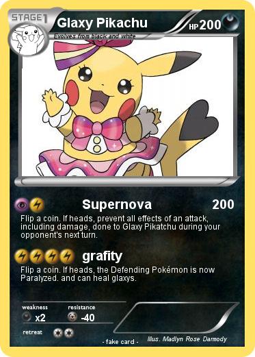 Pokemon Glaxy Pikachu