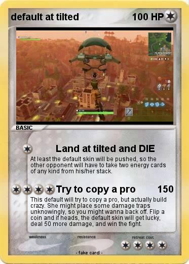 Pokemon default at tilted