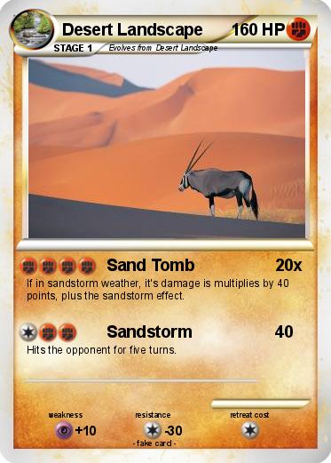 Pokemon Desert Landscape