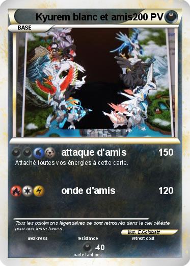 Pokemon Kyurem blanc et amis