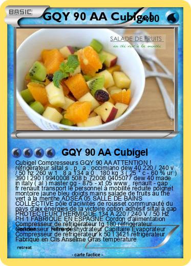 Pokemon GQY 90 AA Cubigel