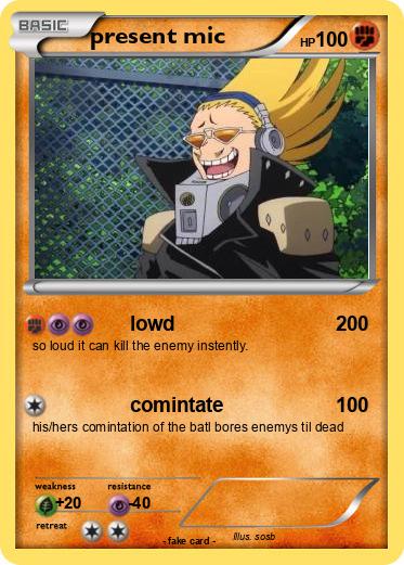 Pokemon present mic