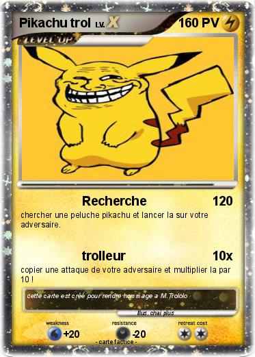 Pokemon Pikachu trol
