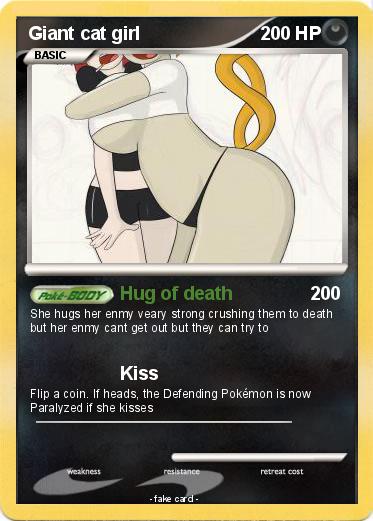 Pokemon Giant cat girl