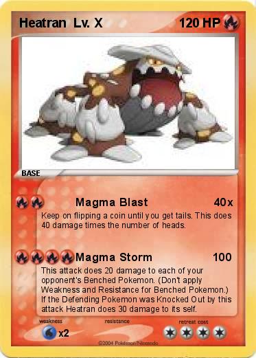 Pokemon Heatran  Lv. X
