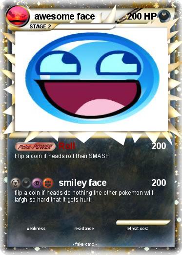 Pokemon awesome face