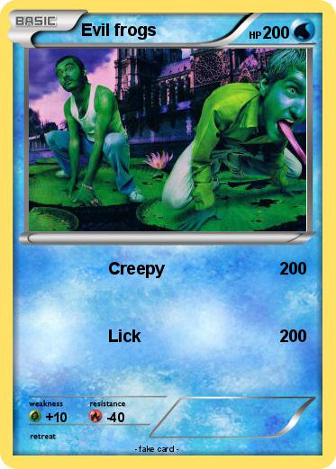 Pokemon Evil frogs