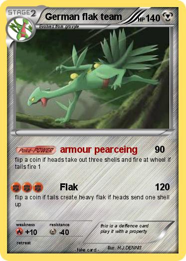 Pokemon German flak team