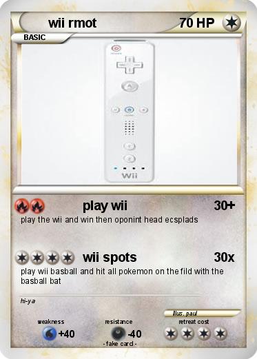 Pokemon wii rmot