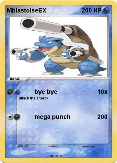 Pokemon MblastoiseEX