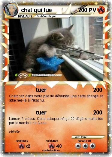 Pokemon chat qui tue