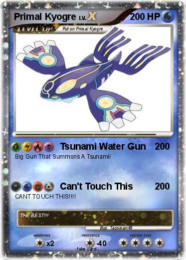 Pokemon Primal Kyogre