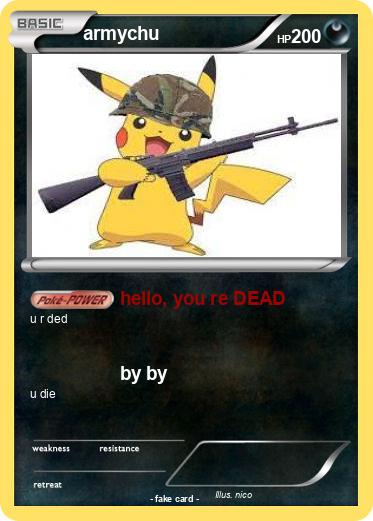 Pokemon armychu