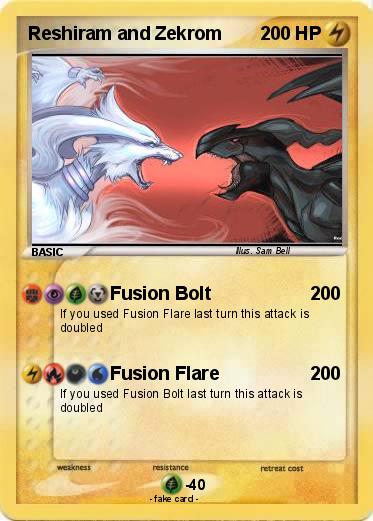 Pokemon Reshiram and Zekrom