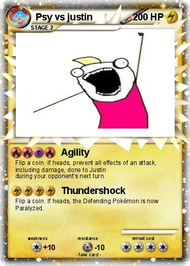 Pokemon Psy vs justin