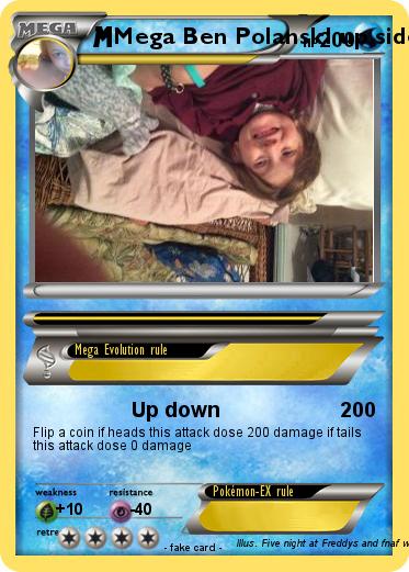 Pokemon Mega Ben PolanskI up side down ex